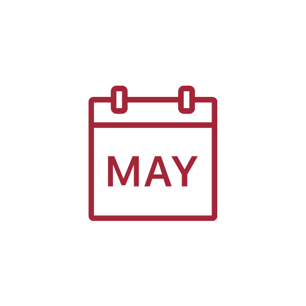 May Calendar Icon